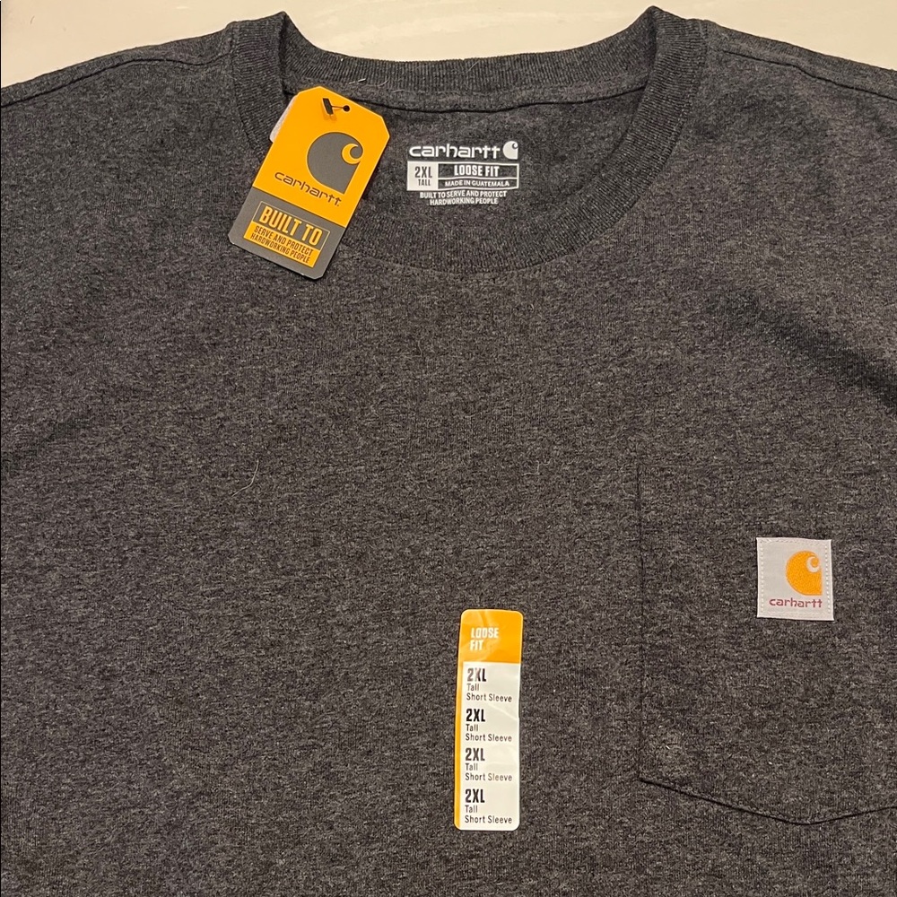 Carhartt Men's Dark Gray Short Sleeve Tee